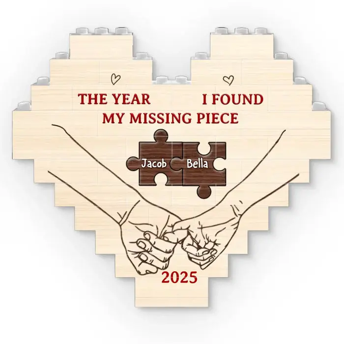 Tailored The Year I Found My Missing Piece | Gift For Husband Wife, Anniversary - Image 2