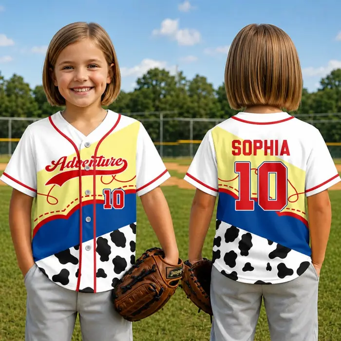 Personalized Kids Baseball Jersey ~ Big Dreams Start Small