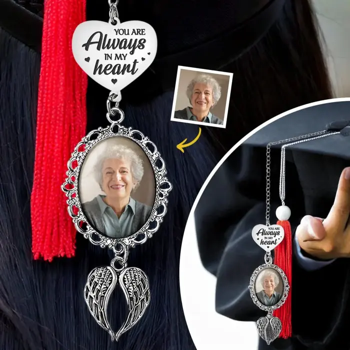 Tailored Photo You Are Always In My Heart ~ Sympathy Gift, Graduation Gift For Family Members, Siblings, Brothers, Sisters