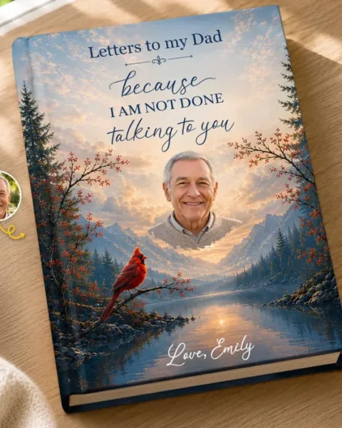 Personalized Photo Hardcover Journal | Your Love Still Guides Me Home