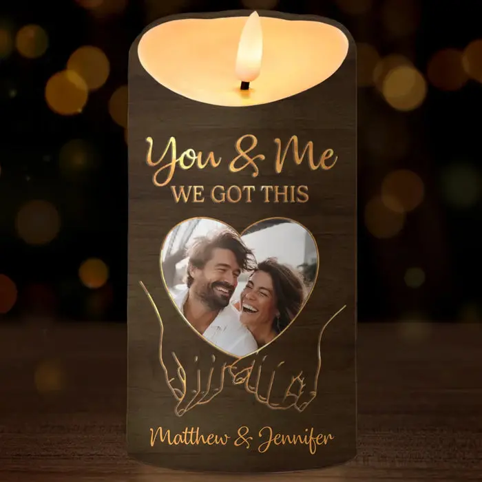 Bespoke Photo Hold My Hand, Hold My Heart - Gift For Husband Wife, Anniversary - Image 2