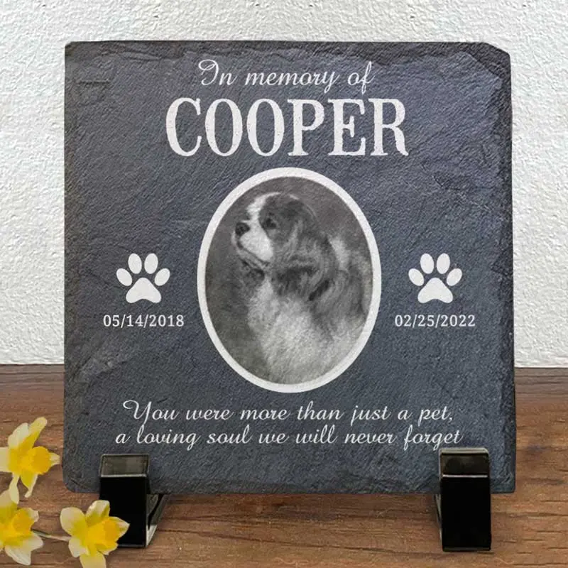 Bespoke Dog Memorial Gifts for Loss of Dog, Pet Loss Gifts, Pet Memorial Stones, Pet Memorial Gifts, Cemetery Decorations for Grave, Cat Memorial Gifts, Gifts for Cat Lovers, Dog Memorial Stone - Image 2