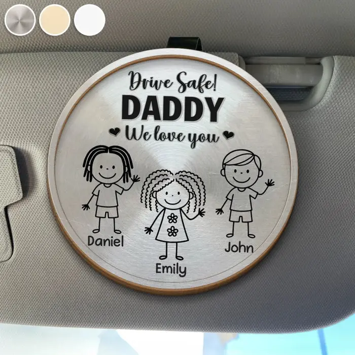 Custom-Made Car Visor Clip | Always Come Home Safe