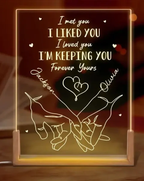 Bespoke I'm Keeping You, Forever Yours ~ Gift For Husband Wife, Anniversary