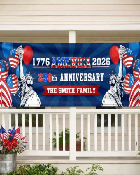 Bespoke Polyester Outdoor Banner ~ Party Like It’s 1776