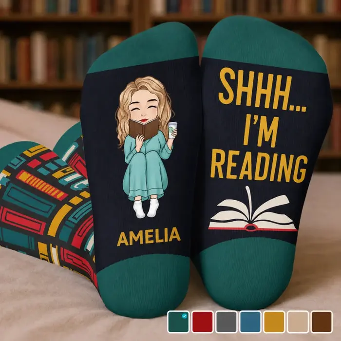 Made-to-Order Crew Socks ~ Keeping Up With My Reading Game