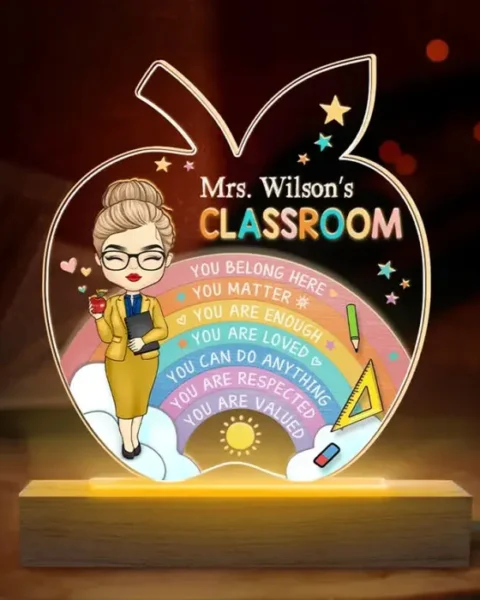 Bespoke An Apple For The Teacher - Gift For Teacher