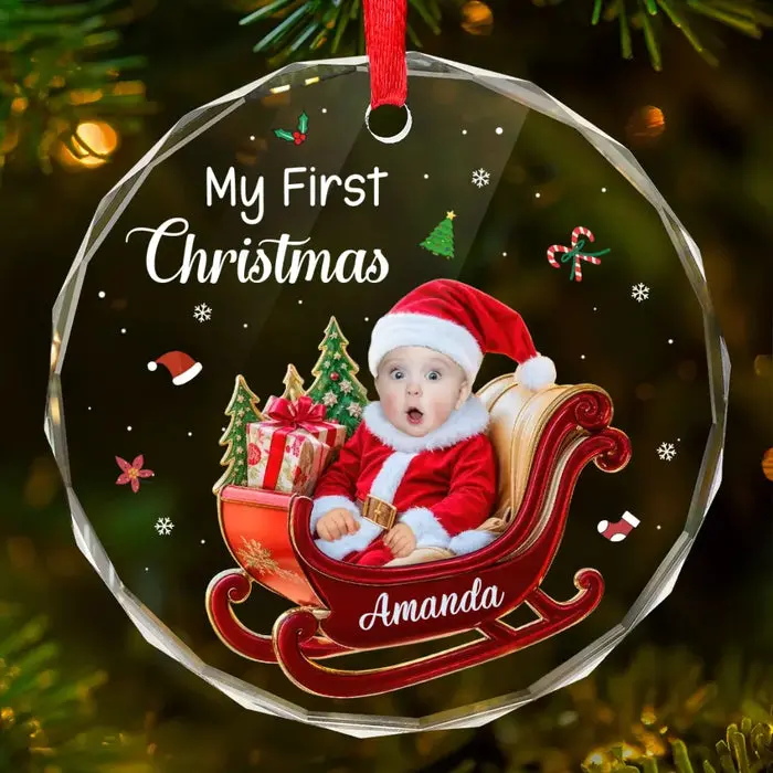 Custom-Made Photo Sweet Dreams, Little Angel ~ Christmas Gift For Baby Kids, Newborn Baby, First Christmas - Image 2