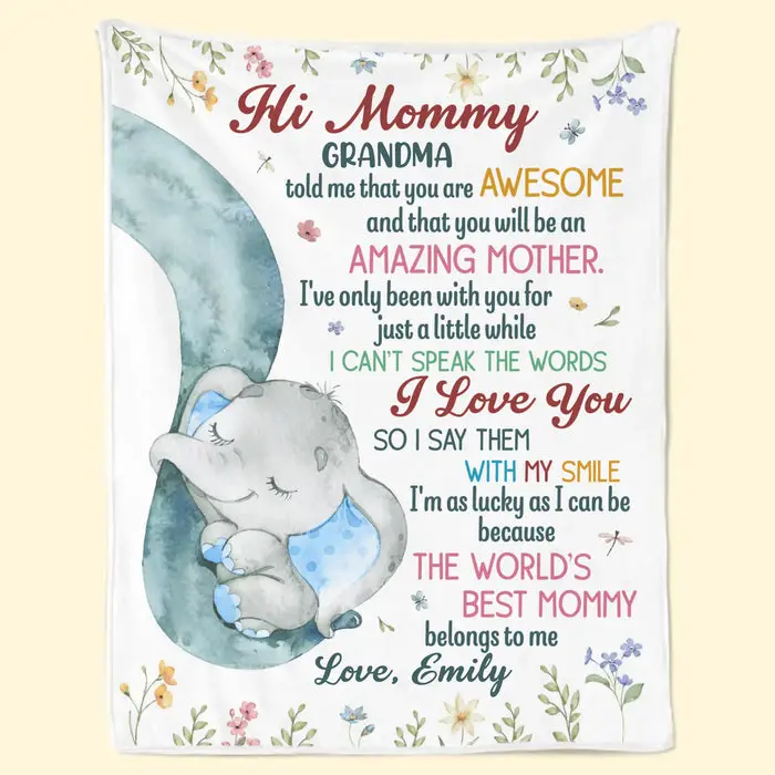 Custom-Made The World's Best Mommy | Mother's Day, Baby Shower Gift, Gift For First Mom - Image 2