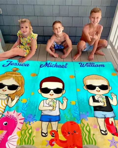 Tailored Summer, Beach, Pool, Travel - Summer Vacation Gift, Birthday Pool Party Gift For Family Members