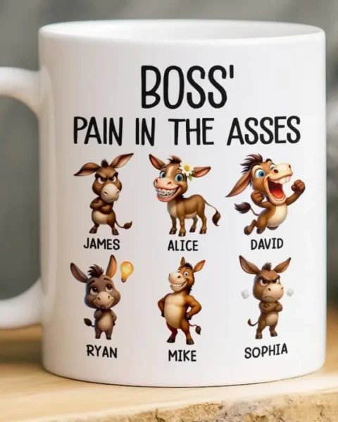 Tailored Boss Gift Mug | Your Daily Dose Of Trouble