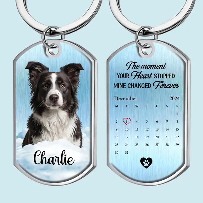 Custom-Made Photo Your Paw Prints Are Etched In My Soul - Sympathy Gift For Pet Owners, Pet Lovers - Image 2