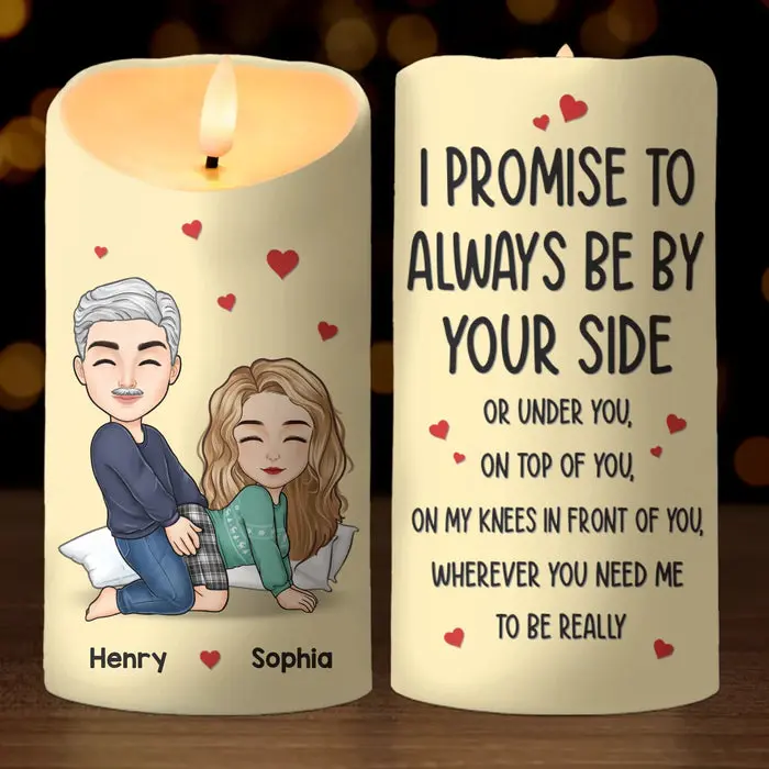 Bespoke I Promise To Always Be By Your Side - Gift For Husband Wife, Anniversary - Image 2