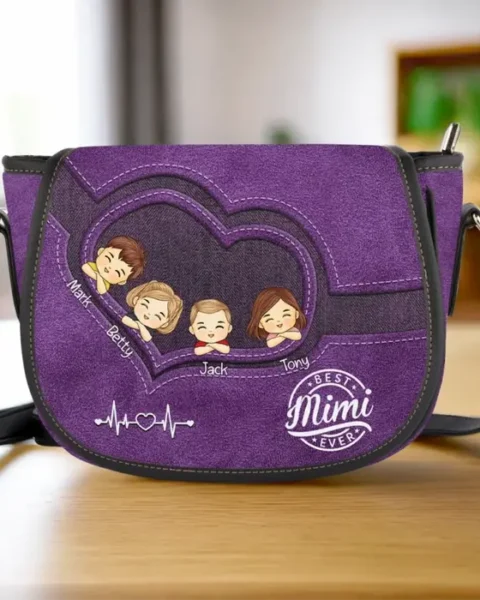 Bespoke A Purse Full Of Love, A Heart Full Of Grandkids ~ Mother's Day, Gift For Mom, Grandma