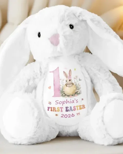 Tailored Bunny Kisses & Easter Wishes - Easter Gift For Baby Kids, Newborn Baby