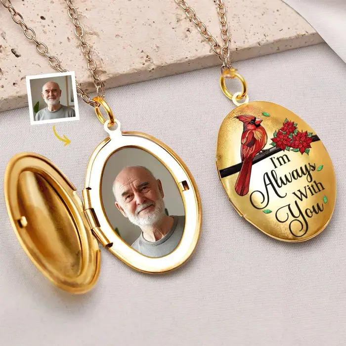 Custom-Made Photo I'm Always With You - Sympathy Gift For Family Members