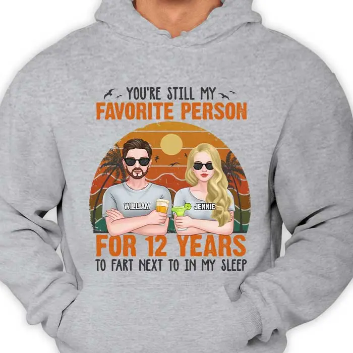Made-to-Order You're Still My Favorite Person For Years - Gift For Couple, Husband Wife, Anniversary, Engagement, Wedding, Marriage Gift - Image 2