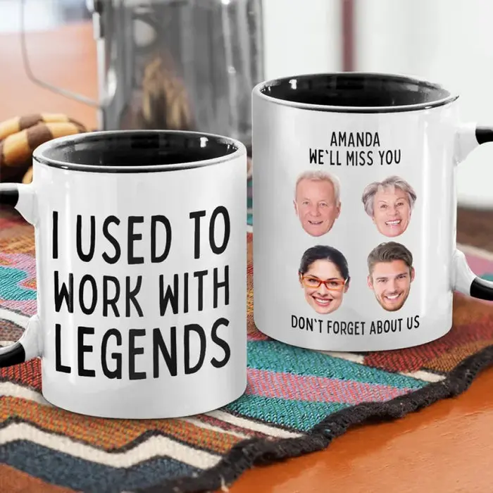 Tailored Photo I Used To Work With Legends | Christmas Gift, Appreciation, Retirement Gift For Coworkers, Work Friends, Colleagues - Image 2