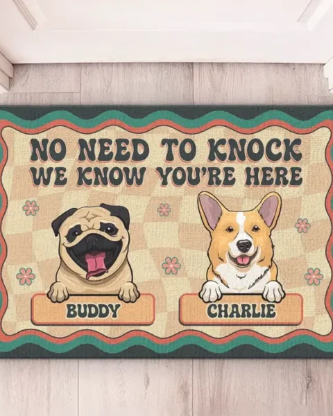 Bespoke Home Decor Decorative Mat - Proudly Dog Powered