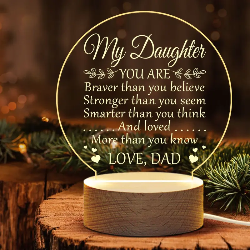 Tailored You're Braver Than You Believe - To My Daughter, Gift For Daughter, Daughter Gift From Dad, Birthday Gift For Daughter, Christmas Gift