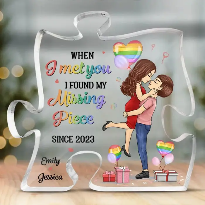Made-to-Order You Are The Missing Piece - Gift For Husband Wife, Anniversary, LGBTQ+
