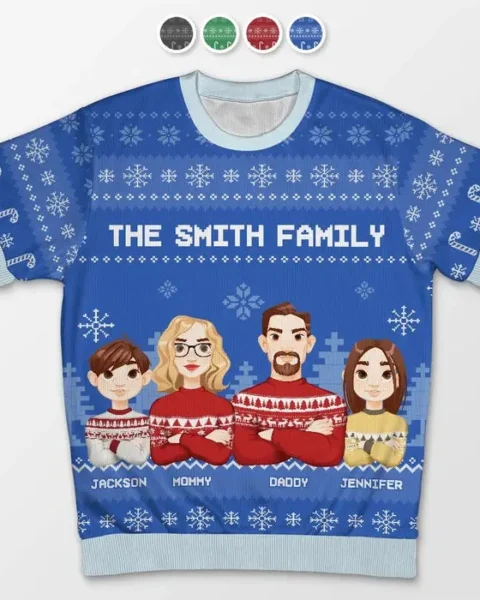 Personalized Christmas Adds To The Warmth Of Family Love ~ Christmas Gift For Family Members