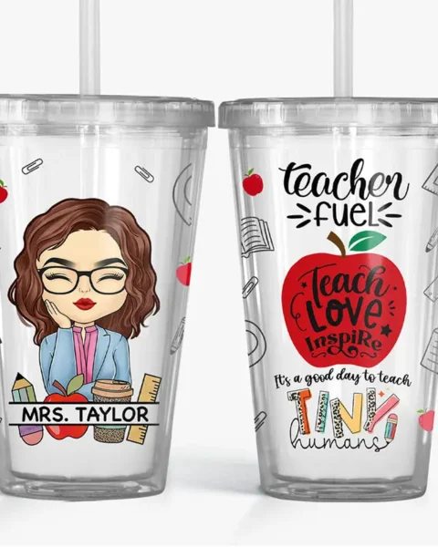 Personalized It's A Good Day To Teach Tiny Humans | Gift For Teacher, Back To School