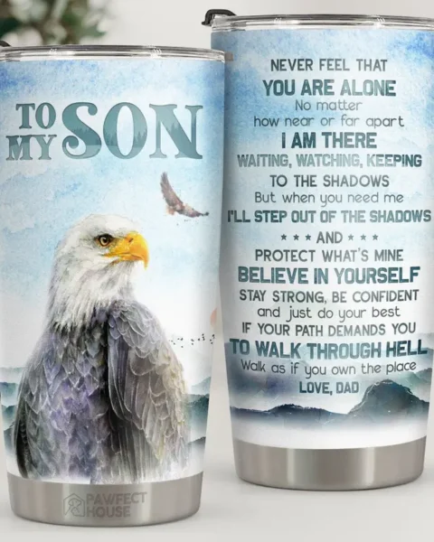 Bespoke When You Need Me, I'll Step Out Of The Shadows - To My Son, Gift For Son, Son Gift From Dad, Birthday Gift For Son