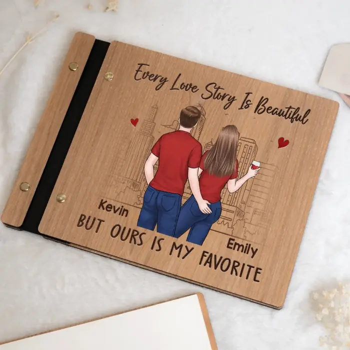 Made-to-Order Wooden Scrapbook - Together Is Our Favorite Place To Be