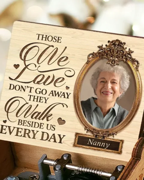 Personalized Those We Love Don't Go Away - Upload Image, Memorial Gift, Sympathy Gift