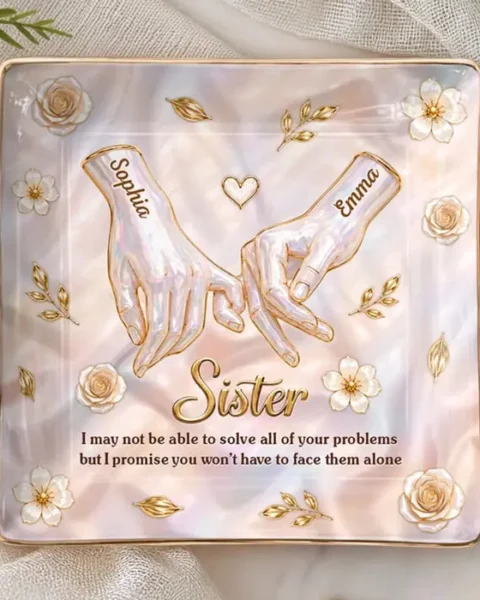 Custom-Made Full-Print Jewelry Dish - Pinky Promises Never Expire