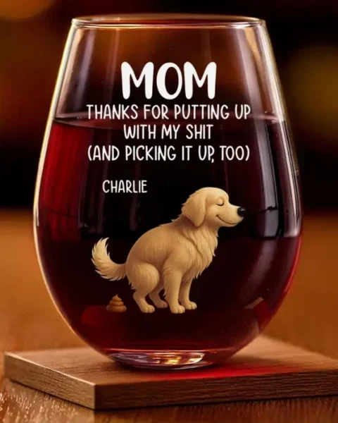 Tailored Wine Glass | A Toast To Real Moms