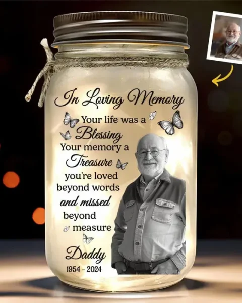 Tailored Photo Loved Deeply, Missed Dearly | Sympathy Gift For Family Members