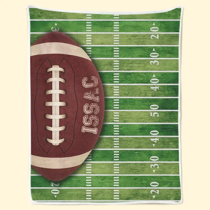 Bespoke American Football Blanket - My Turf, My Rules - Image 2