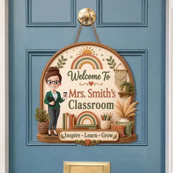 Personalized Classroom Decor Wood Sign ~ Little Moments, Big Impact - Image 2