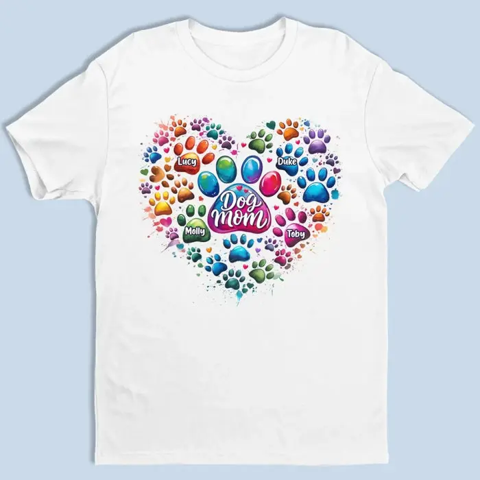 Bespoke Pawfectly Colorful Heart | Mother's Day, Gift For Pet Owners, Pet Lovers
