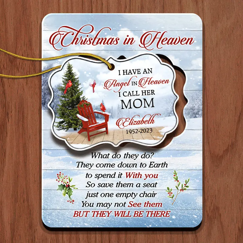 Bespoke I Have An Angel In Heaven | Christmas Gift, Sympathy Gift For Family Members
