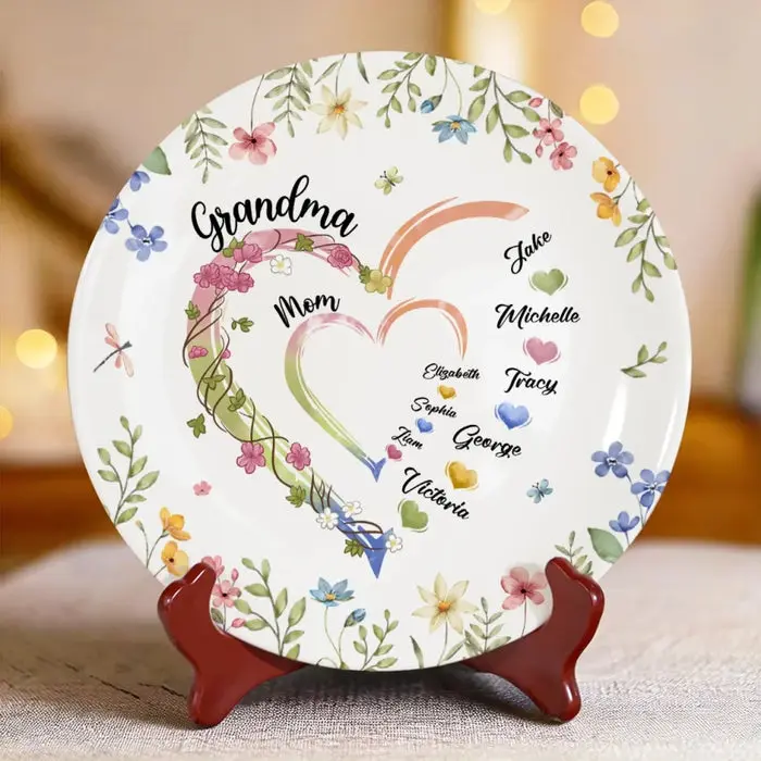 Made-to-Order Grandma's Love Is The Heart Of Our Family ~ Mother's Day, Gift For Mom, Grandma