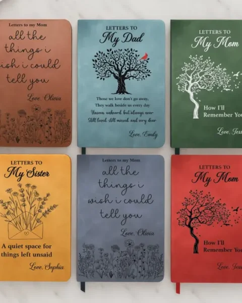 Made-to-Order Leather Writing Journal ~ Your Love Is My Eternal Comfort