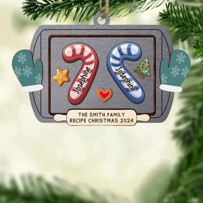 Made-to-Order The Best Family Christmas Cookie Recipe Is One Filled With Love, Laughter ~ Wood Custom Shaped - Christmas Gift For Family Members - Image 2