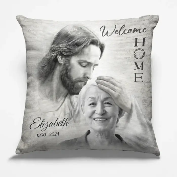 Custom-Made Photo Welcome Home - Sympathy Gift For Family Members, Pet Owners, Pet Lovers