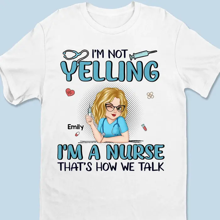 Personalized I’m Not Yelling, I’m Just On Nurse Mode | Appreciation, Thank You Gift, Nurse Life, Doctor Life - Image 2