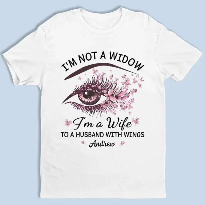 Bespoke I'm A Wife To A Husband With Wings | Sympathy Gift For Family Members