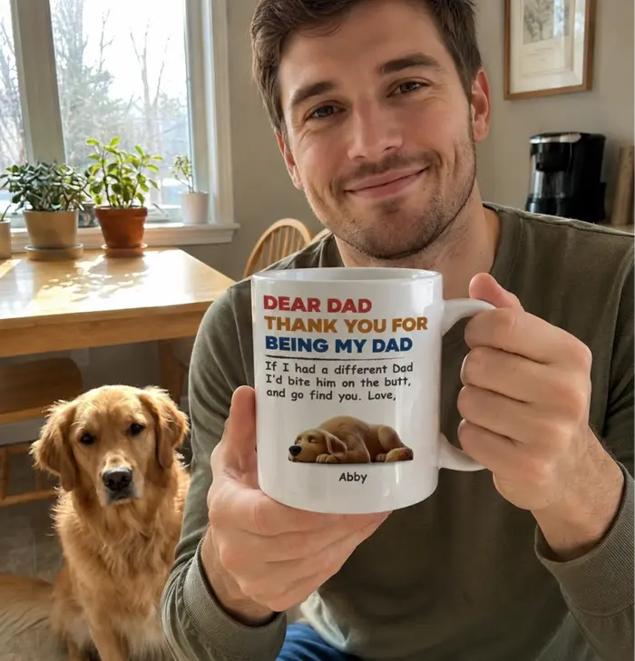Personalized Mug ~ Dog Mom Dog Dad For Life - Image 2