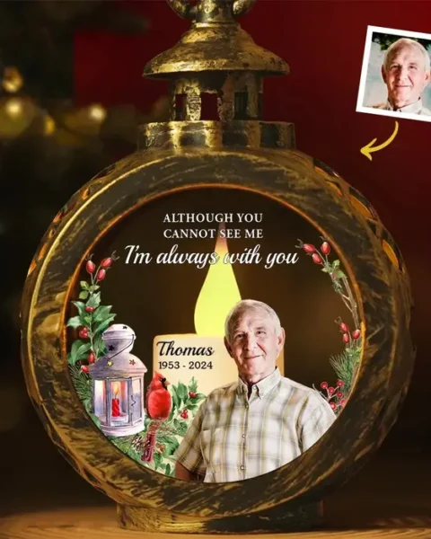 Tailored Photo A Warm Light Can Bring A Sense Of Peace - Sympathy Gift, Christmas Gift For Family Members