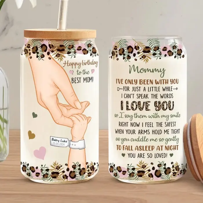 Personalized You Cuddle Me So Gently - Mother's Day, Baby Shower Gift, Gift For First Mom