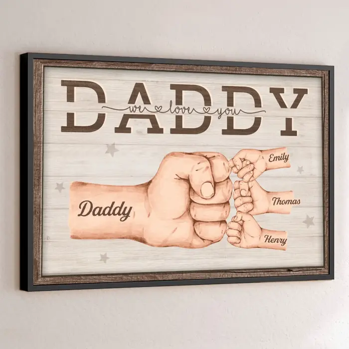 Tailored Forever Fist-bumping With Love ~ Father's Day, Gift For Dad, Grandpa