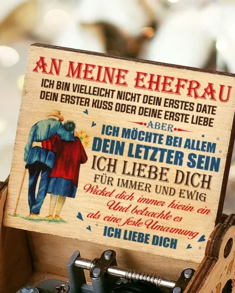 Personalized Ich Bin Vielleicht Nicht Dein Erstes Date ~ Geschenk für Paare, Ehemann, Ehefrau German