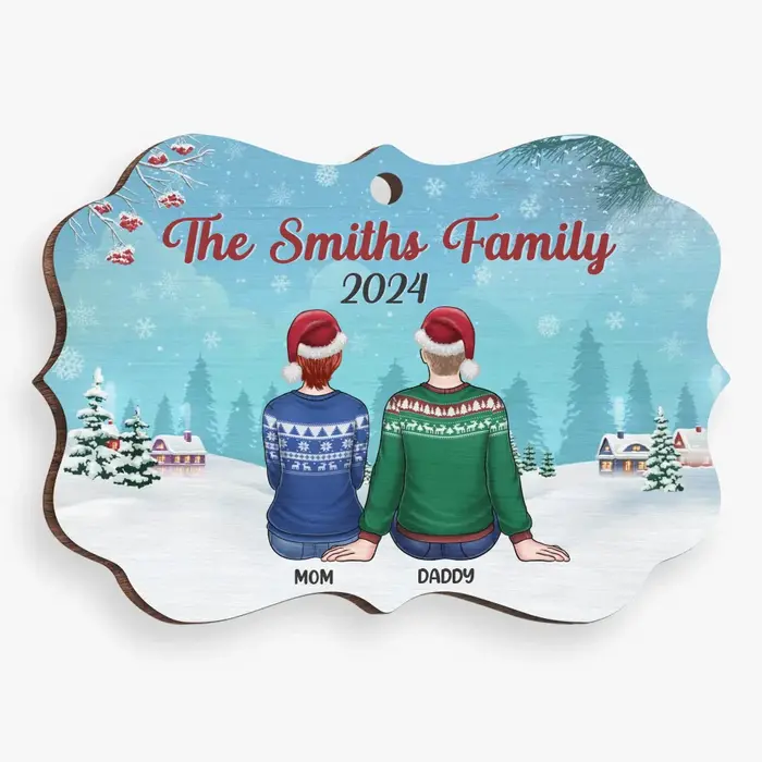 Bespoke My Favorite Part Of Christmas Is Family | Wood Benelux Shaped - Christmas Gift For Family Members - Image 2