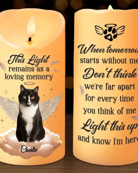 Custom-Made Photo This Light Remains As A Loving Memory ~ New Arrival, Sympathy Gift, Christmas Gift For Pet Owners, Pet Lovers